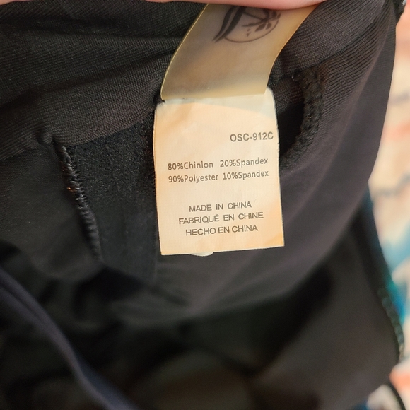 Cupshe Tropical Leaves Lace Up Back One Piece Swim - Picture 12 of 14